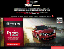 Tablet Screenshot of nissanofqueens.com